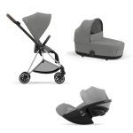Cybex Trio Mios Mirage Grey-Chrome Brown con Cloud G Plus i-Size