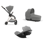 Cybex Trio Mios Mirage Grey-Rosegold con Cloud G Plus i-Size