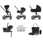 Cybex Trio Priam 4-in-1 Sepia Black-Rosegold con Isofix e Sensor Safe