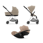 Cybex Trio Mios Cozy Beige-Chrome Black con Cloud G Plus i-Size