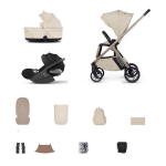 Venicci Trio Tila Sabbia con Cybex Cloud T Plus I-Size