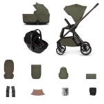 Venicci 3 in 1 Tila Olive con Tiago Black