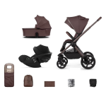 Venicci Trio Upline 2 SE Burgundy con Cybex Cloud G I-Size