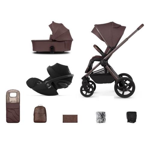 Venicci Trio Upline 2 SE Burgundy con Cybex Cloud G I-Size