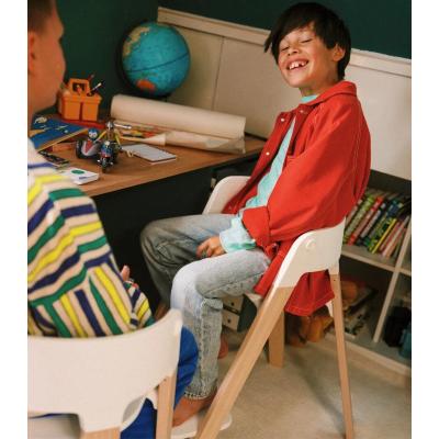 Stokke Seggiolone Pappa Steps White-Natural