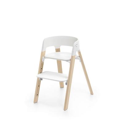 Stokke Seggiolone Pappa Steps White-Natural