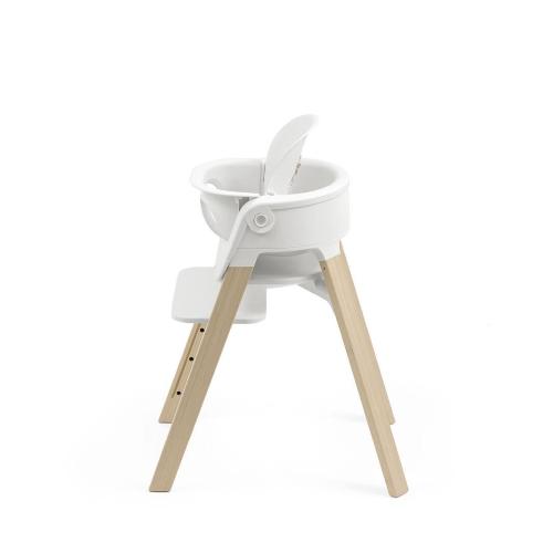 Stokke Seggiolone Pappa Steps White-Natural