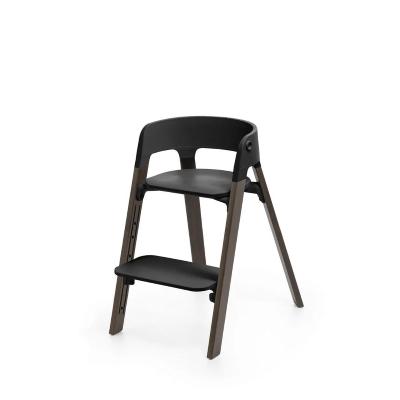 Stokke Seggiolone Pappa Steps black-Warm Brown