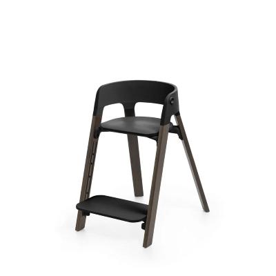 Stokke Seggiolone Pappa Steps black-Warm Brown