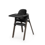 Stokke Seggiolone Pappa Steps black-Warm Brown