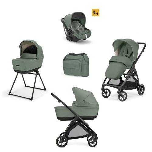 Inglesina Electa System Quattro Murray Green-Total Black e Darwin Infant