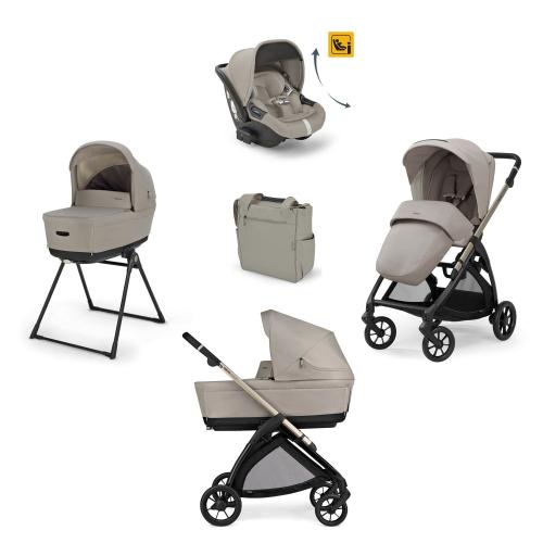 Electa System Quattro Battery Beige-Iridio Black e Darwin Recline