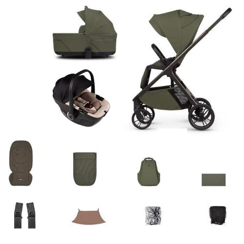 Venicci Tila 3 in 1 Olive con Tiago Beige