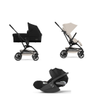 Cybex  Trio  Eezy S Twist +2 BLK Dune Grey con Cloud T I-Size