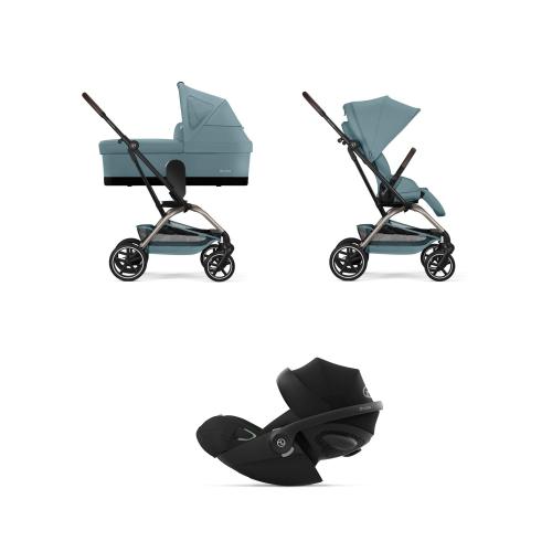 Cybex Trio Eezy S Twist +2 Tpe Stormy Blue con Cloud G I-Size