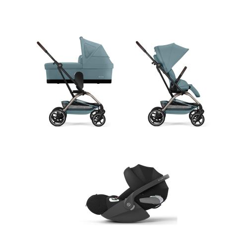 Cybex Trio Eezy S Twist +2 Tpe Stormy Blue con Cloud T I-Size