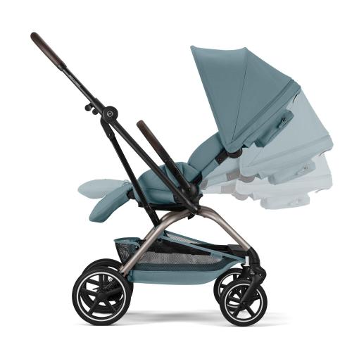 Cybex Trio Eezy S Twist +2 Tpe Stormy Blue con Cloud G Plus I-Size