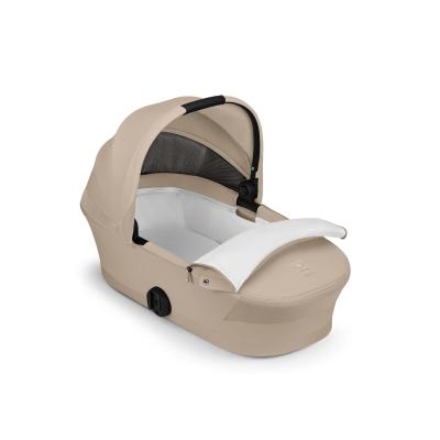 Cybex 4 in 1 Melio Carbon Almond Beige con Cloud G Plus I-Size e Isofix