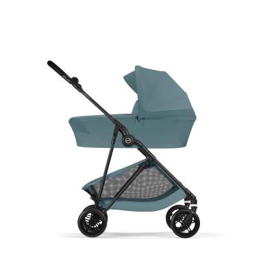 Cybex Trio Melio Carbon Stormy Blue con Cloud T I-Size