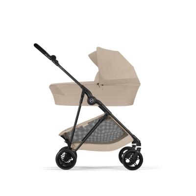 Cybex 4 in 1 Melio Carbon Almond Beige con Cloud G I-Size e isofix