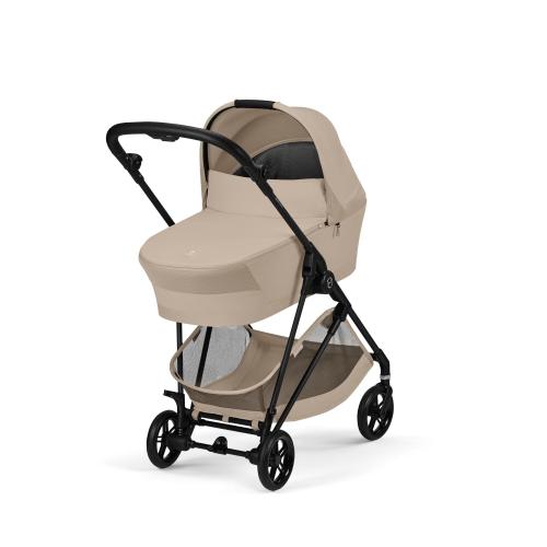 Cybex 4 in 1 Melio Carbon Almond Beige con Cloud G I-Size e isofix