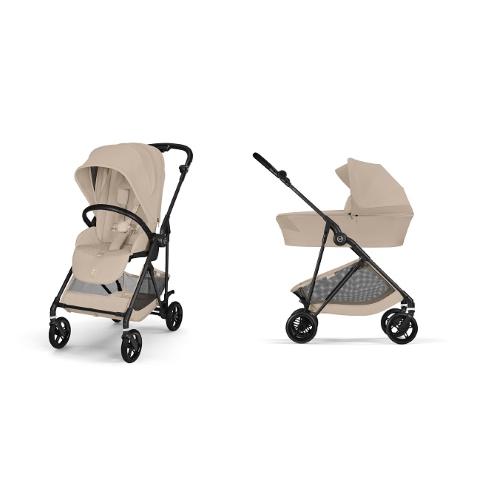 Cybex Duo Melio Carbon Almond Beige