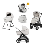 Trio Aptica Opal Ivory-Litio Black con Darwin Recline e borsa omaggio