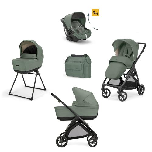 Trio Electa Murray Green-Total Black con Darwin Recline e borsa omaggio
