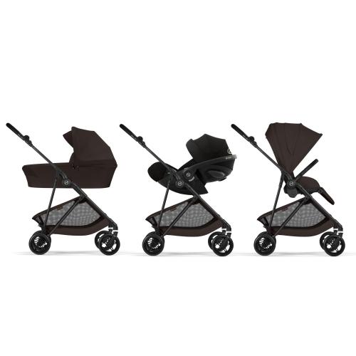 Cybex Trio Melio Carbon Chocolate Brown con Cloud G I-Size