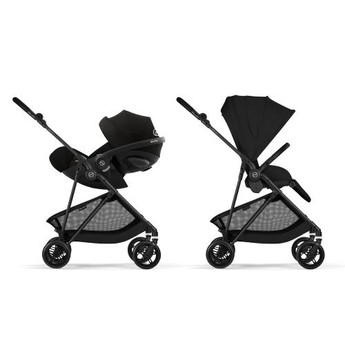 Cybex 2in1 Melio Carbon Magic Black con Cloud G I-Size