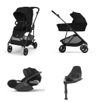 Cybex 4 in 1 Melio Carbon Magic Black con Cloud T I-Size e Isofix