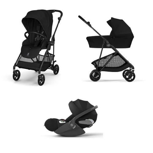Cybex Trio Melio Carbon Magic Black con Cloud T I-Size