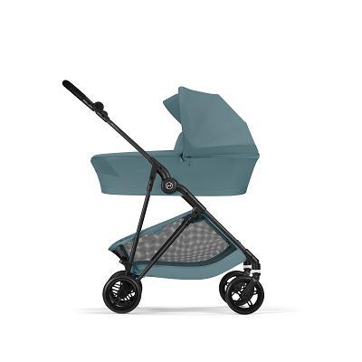 Cybex 4 in 1 Melio Carbon Stormy Blue con Cloud T I-Size e Isofix