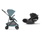 Cybex 2in1 Melio Carbon Stormy Blue con Cloud T I-Size