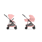 Cybex Duo Melio Carbon Candy Pink