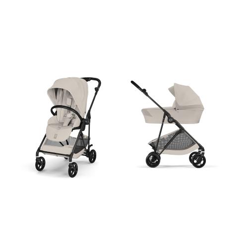 Cybex Duo Melio Carbon Dune Grey