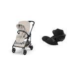 Cybex 2in1 Melio Carbon Dune Grey con Cloud G I-Size