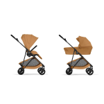 Cybex Duo Melio Carbon Cinnamon Yellow