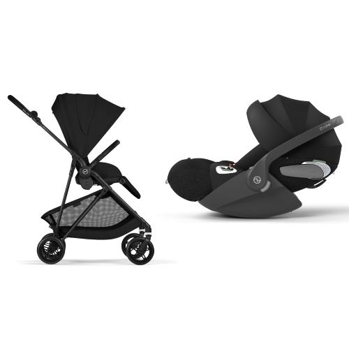 Cybex 2in1 Melio Carbon Magic Black con Cloud T I-Size