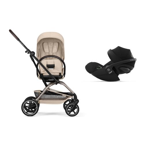 Cybex EEZY S TWIST+2 TPE Almond Beige con Cloud G I-Size 
