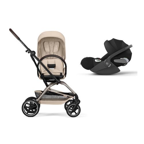 Cybex EEZY S TWIST+2 TPE Almond Beige con Cloud T I-Size 