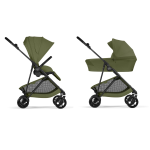 Cybex Duo Melio Carbon Moss Green