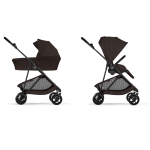 Cybex Duo Melio Carbon Chocolate Brown