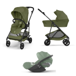 Cybex Trio Melio Carbon Moss Green con Cloud T Plus I-Size