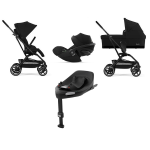 Cybex 4 in 1 EEZY S TWIST+ 2 BLK Magic Black con Cloud G e Isofix