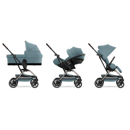 Cybex Trio Eezy S Twist+2 Stormy Blue con Cloud G Plus I-Size