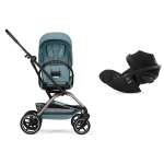 Cybex Eezy S Twist+2 Stormy Blue con Cloud G I-Size