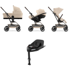 Cybex 4 in 1 EEZY S TWIST+ 2 Almond Beige con Cloud G Plus e Isofix