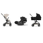 Cybex Trio Eezy S Twist+2 Dune Grey con Cloud T I-Size