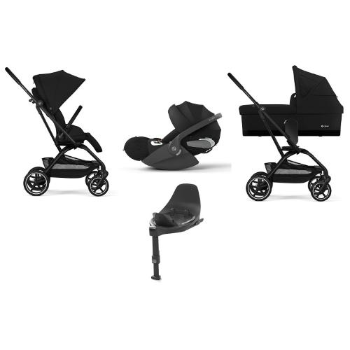Cybex 4 in 1 EEZY S TWIST+ 2 BLK Magic Black con Cloud T e Isofix